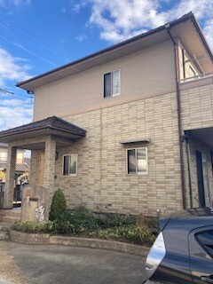 岡山市中区 外壁塗装 塗り替え前