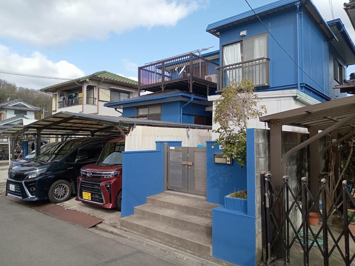 岡山市東区　屋根塗装　外壁塗装　塗替え工事