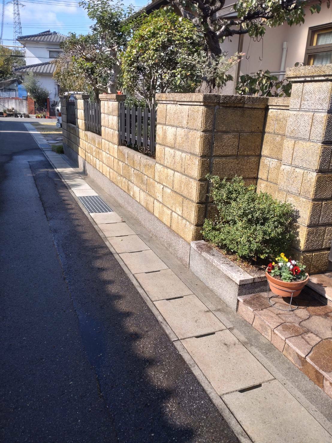 岡山外壁塗装　洗浄